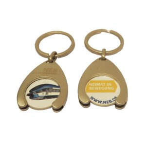 NEB-Schlüsselanhänger mit Einkaufschip